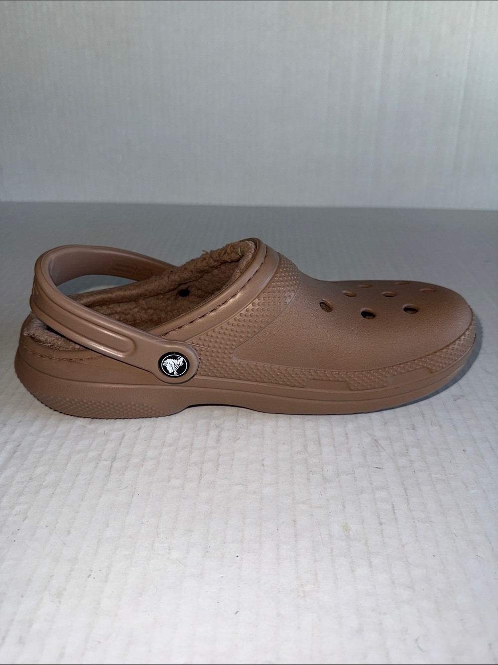 Crocs Tan Classic Lined Clogs - Picture 4 of 11